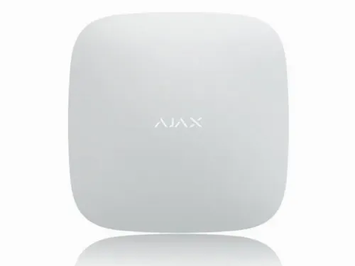 Panou inteligent de control al alarmei Ajax Hub, Alb