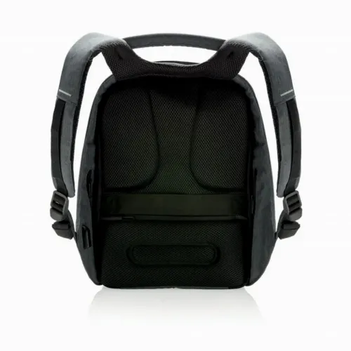 Rucsac pentru Laptop Bobby Compact, 14", Piele artificială, Negru/Alb