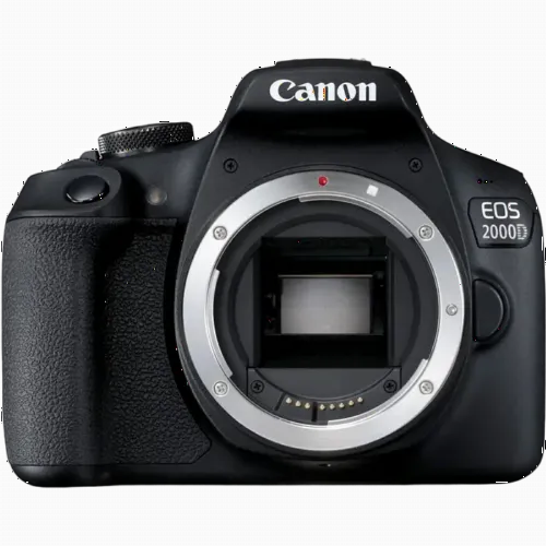 Aparat foto DSLR Canon EOS 2000D + EF-S 18-55 IS II, Negru