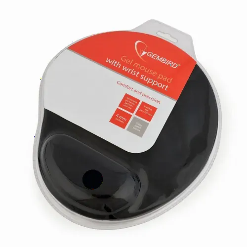 Mouse Pad Gembird MP-GEL-BK, 240mm x 220mm, Negru