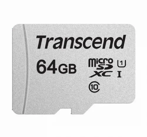 Card de Memorie Transcend MicroSDXC Class 10, 64GB (TS64GUSD300S)