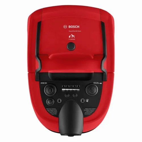 Пылесос Bosch BWD421PET, Красный | Черный