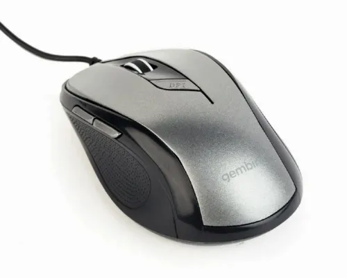 Mouse Gembird MUS-6B-01-BG, Negru/Gri