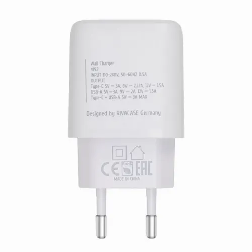 Încărcător RivaCase PS4192 W00, 20W, Alb