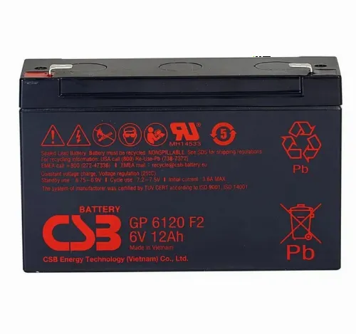 Acumulator UPS Ultra Power GP, 6V, 12Ah