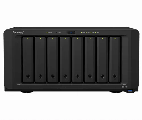Сетевое хранилище SYNOLOGY DS1819+, Чёрный
