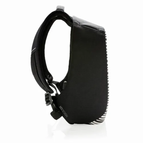 Rucsac pentru Laptop Bobby Compact, 14", Piele artificială, Negru/Alb