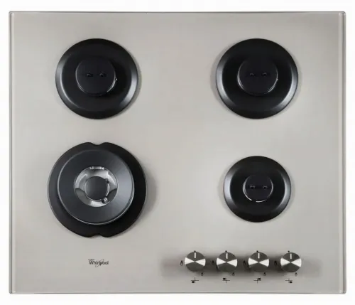 Plită pe gaz Whirlpool GOFL 629/S, Argintiu