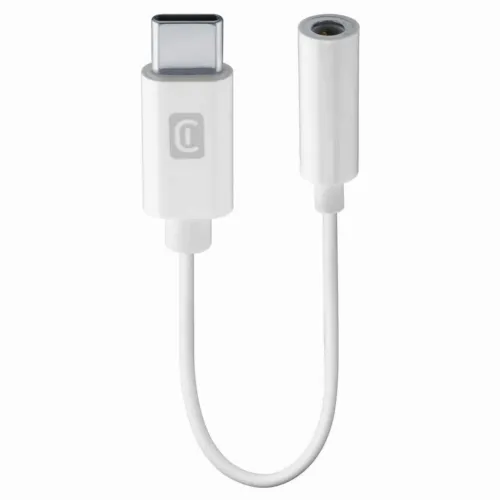 Adapter USB-C to 3.5mm Jack, Cellularline, White