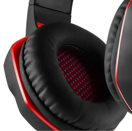 Căști gaming SVEN AP-U990MV, Cu fir, Negru/Roșu