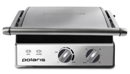 Grătar electric Polaris PGP0903, 2000W, Argintiu