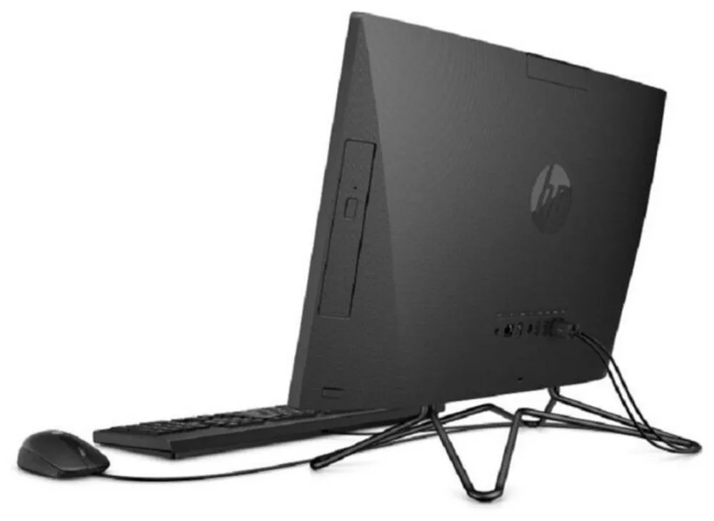 Computer All-in-One HP 200 G4, 21,5", Intel Pentium J5040, 4GB/1000GB, FreeDOS, Negru