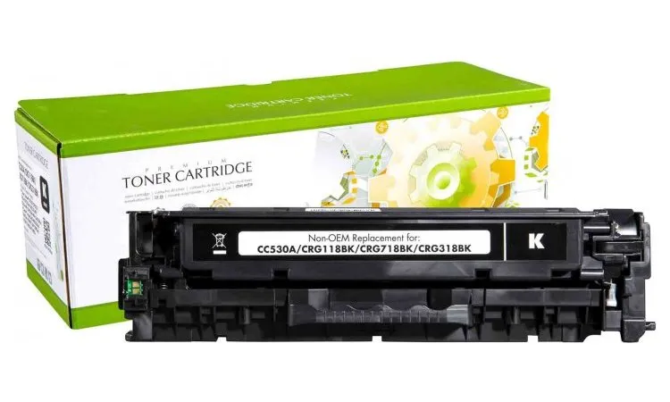 Картридж SCC 002-01-SF410X, для HP CB530A, Черный