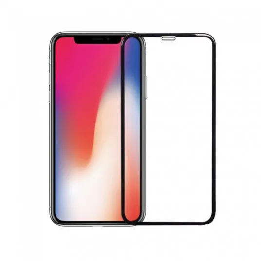 Защитное стекло Cellularline Impact Glass Capsule - iPhone XS Max/11 Pro Max, Чёрный