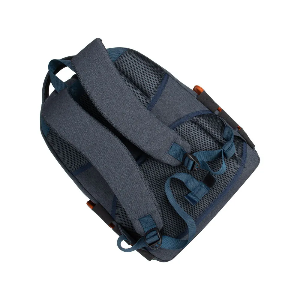 Rucsac pentru Laptop RivaCase Galapagos, 15.6", Poliester, Gri închis
