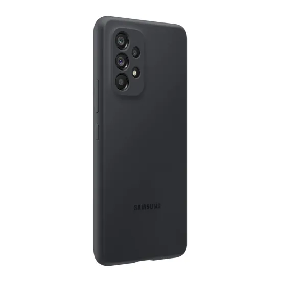 Original Sam. silicone cover Galaxy A53, Black