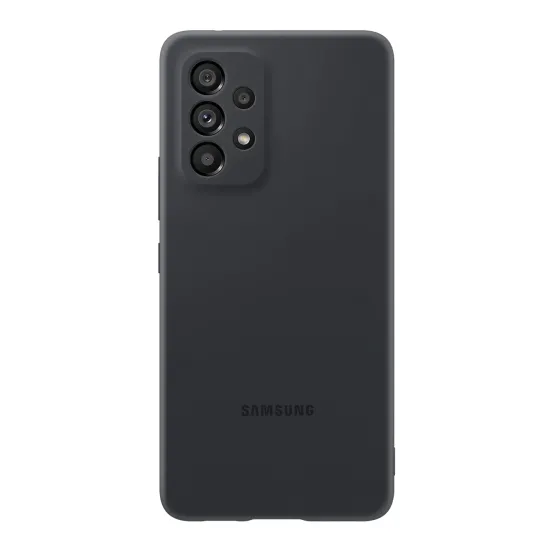 Original Sam. silicone cover Galaxy A53, Black