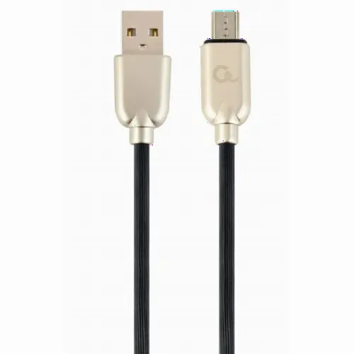 Cablu încărcare și sincronizare Cablexpert CC-USB2R-AMmBM-2M, USB Type-A/micro-USB, 2m, Alb