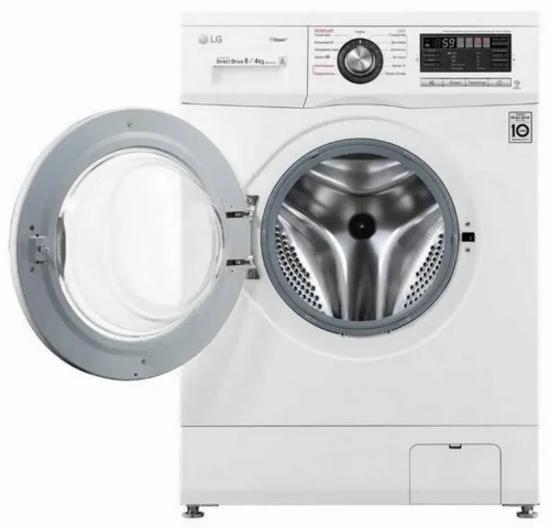 Mașină de spălat cu uscător LG F1496ADS3, 8kg, Alb