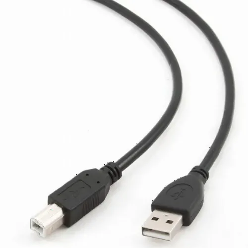 Cablu de date pentru periferice Gembird CCP-USB2-AMBM-15, USB Type-A/USB Type-B, 5m, Negru