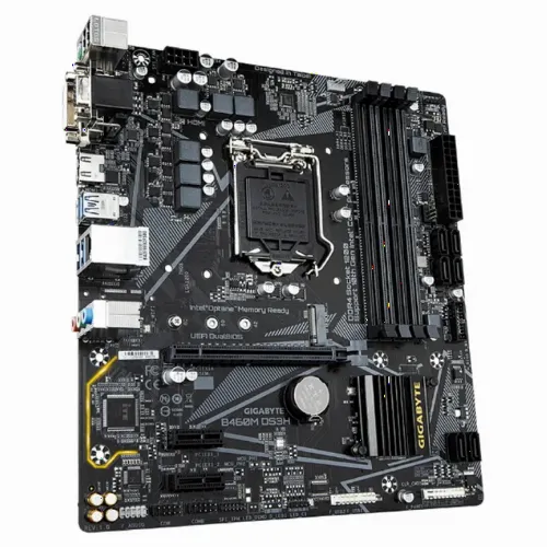 Placă de bază Gigabyte B460M DS3H, LGA1200, Intel B460, Micro-ATX