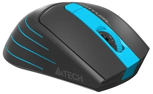 Mouse Wireless A4Tech FG30, Negru/Albastru