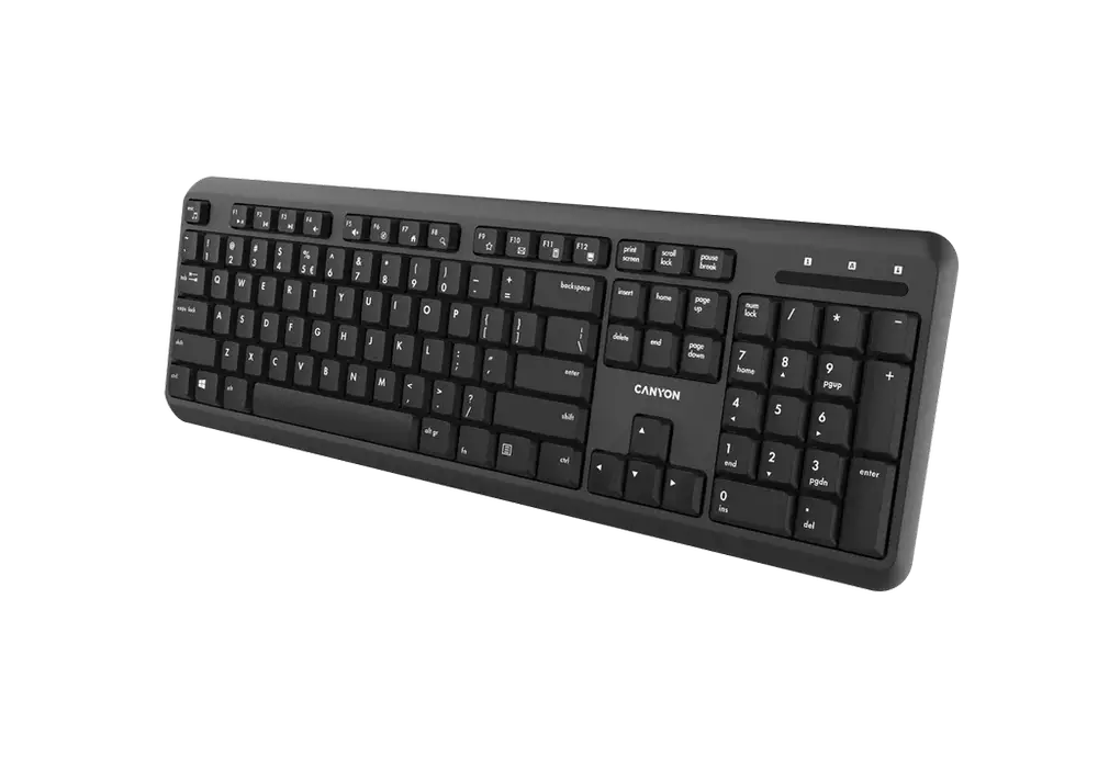 Tastatură Canyon W20, Fără fir, Negru