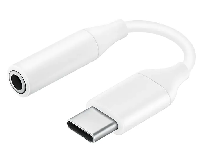 Аудио адаптер Samsung EE-UC10JUWRGRU, USB Type-C/3.5 mm (F), Белый