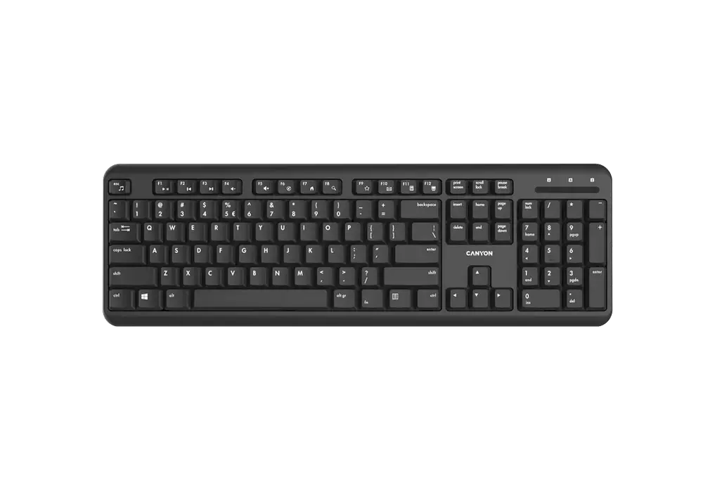 Tastatură Canyon W20, Fără fir, Negru