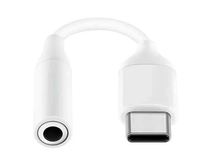 Аудио адаптер Samsung EE-UC10JUWRGRU, USB Type-C/3.5 mm (F), Белый