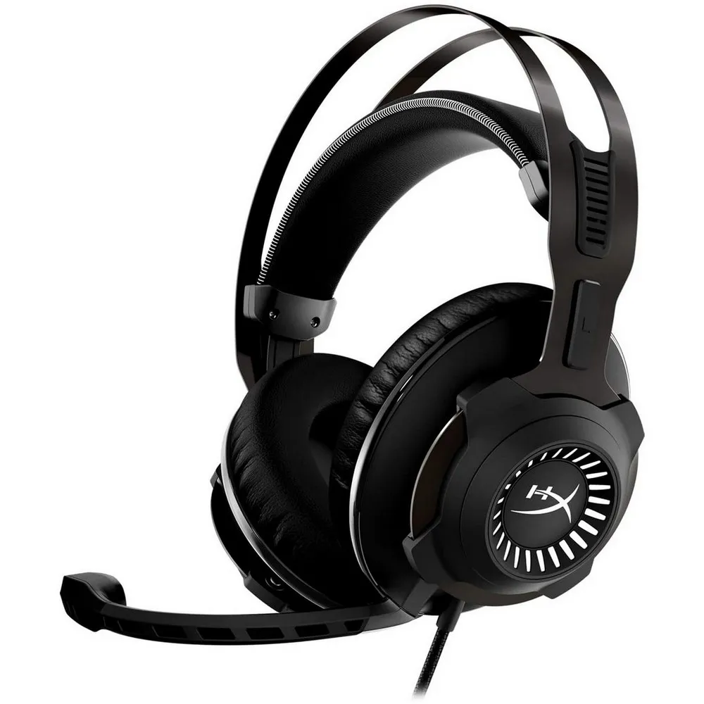 Игровая Гарнитура HyperX Cloud Revolver +7.1, Проводной аналоговый, Чёрный