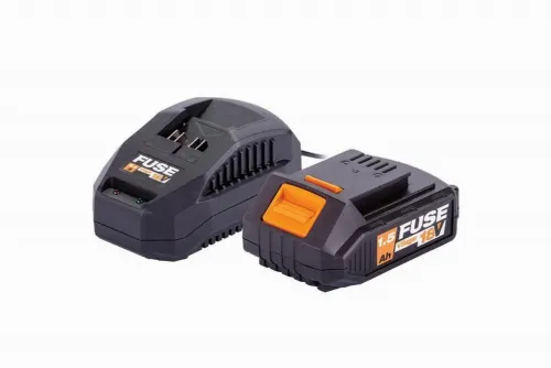 SET Acumulator + Incarcator  FUSE 18V 1.5Ah + 2.4A