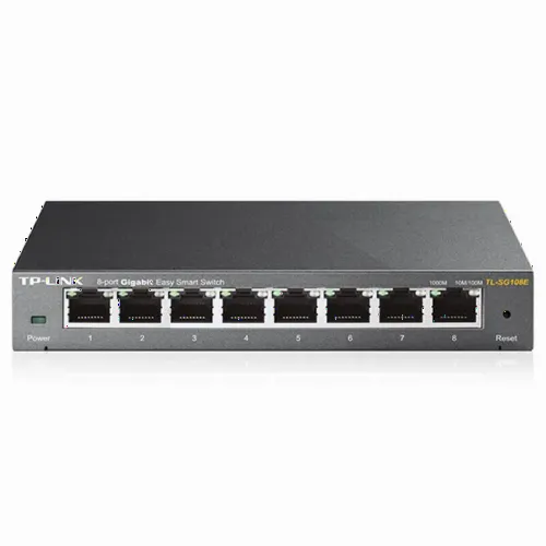 Switch de rețea TP-LINK TL-SG108E, 8x 10/100/1000 Mbps