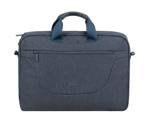 Geantă pentru Laptop RivaCase Galapagos, 15.6", Poliester, Gri închis