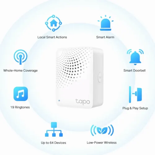Smart Hub TP-LINK Tapo H100, Alb