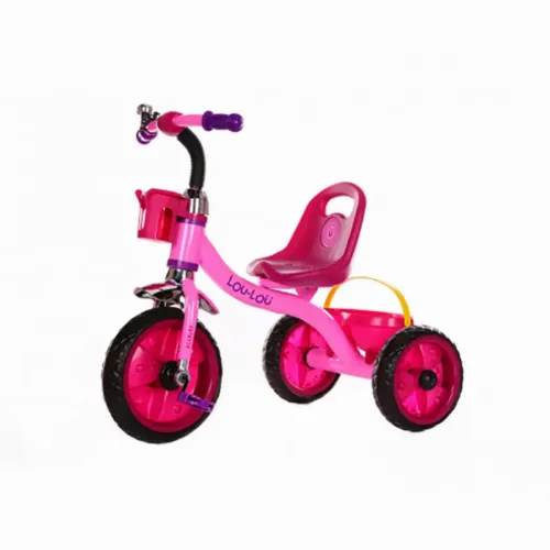 Bicicletă cu trei roți Kikka Boo Lou-Lou Kimi, Roz