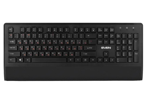 Set Tastatură + Mouse + Mouse Pad SVEN KB-C3800W, Fără fir, Negru
