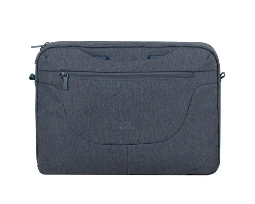 Geantă pentru Laptop RivaCase Galapagos, 15.6", Poliester, Gri închis