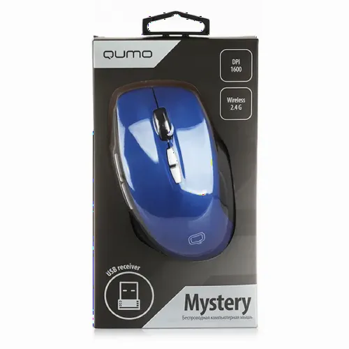Mouse Wireless QUMO Mystery, Albastru