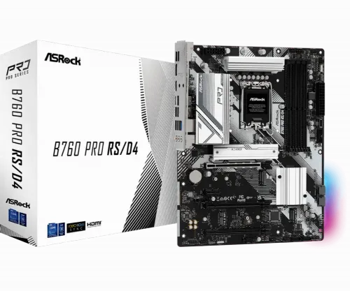 Placă de bază ASRock B760 PRO RS/D4, LGA1700, Intel B760, ATX