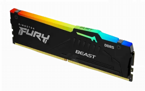 Memorie RAM Kingston FURY Beast RGB, DDR5 SDRAM, 5600 MHz, 32 GB, KF556C40BBAK2-32
