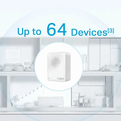 Smart Hub TP-LINK Tapo H100, Alb