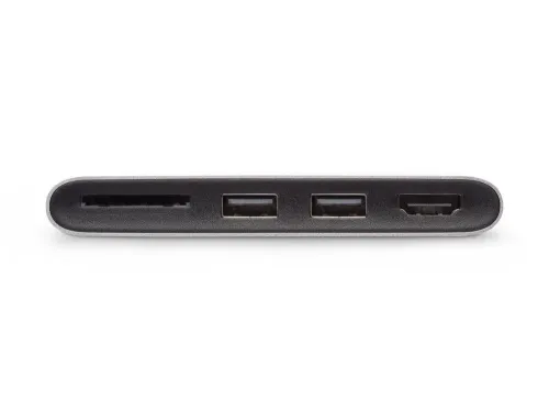 Adapter  MOSHI  MultimediaType-C M / HDMI F, 2xUSB, SD, Titanium Gray