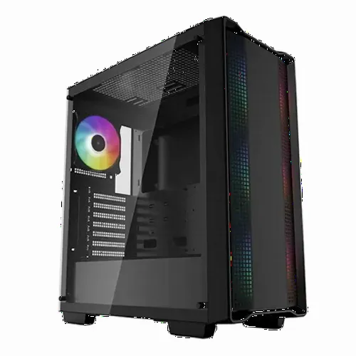 Carcasă PC Deepcool CC560 ARGB, Midi-Tower, ATX PS2 , Negru