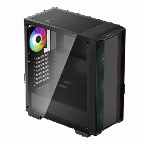 Carcasă PC Deepcool CC560 ARGB, Midi-Tower, ATX PS2 , Negru
