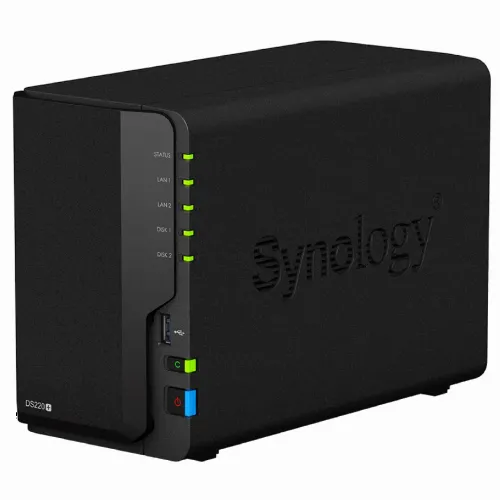 Stocare atașată la rețea SYNOLOGY DS220+, Negru