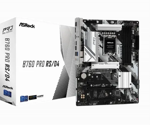 Placă de bază ASRock B760 PRO RS/D4, LGA1700, Intel B760, ATX