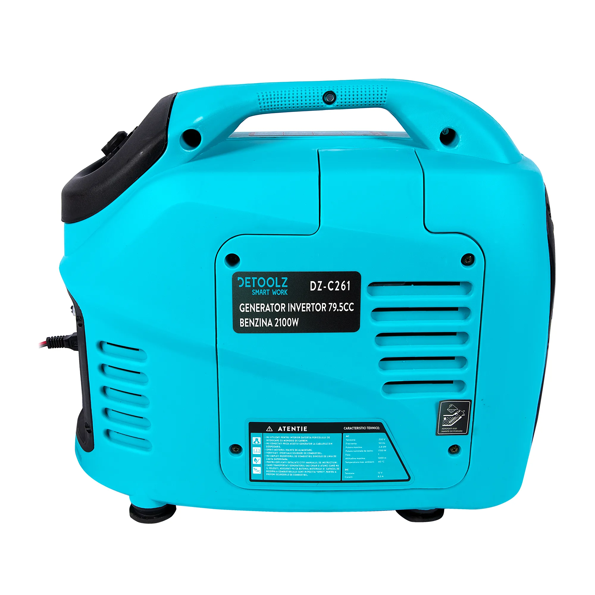 Generator electric pe benzina Invertor 79.5CC 2100W