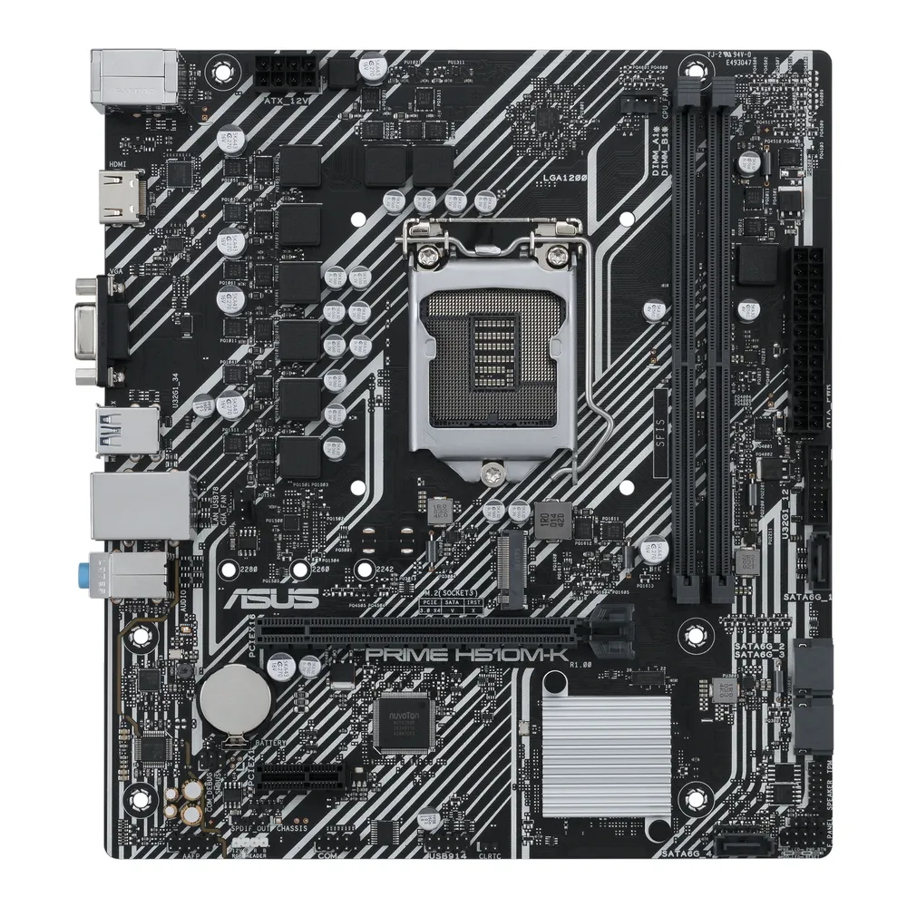 Placă de bază ASUS PRIME H510M-K, LGA1200, Intel H510, Micro-ATX