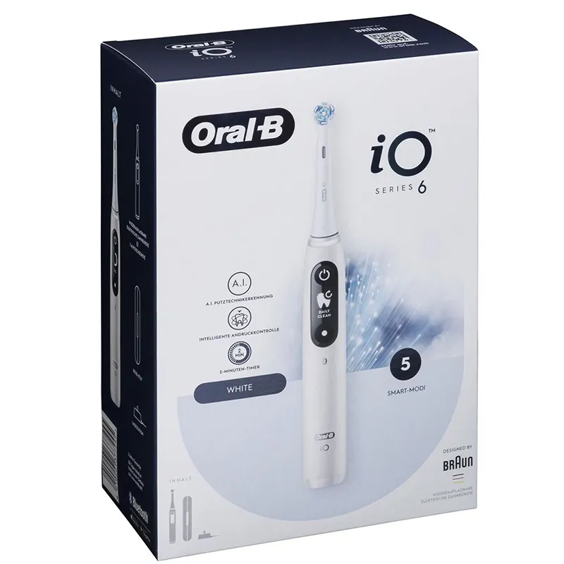 Periuță de dinți electrică Oral-B iO Series 6, Alb